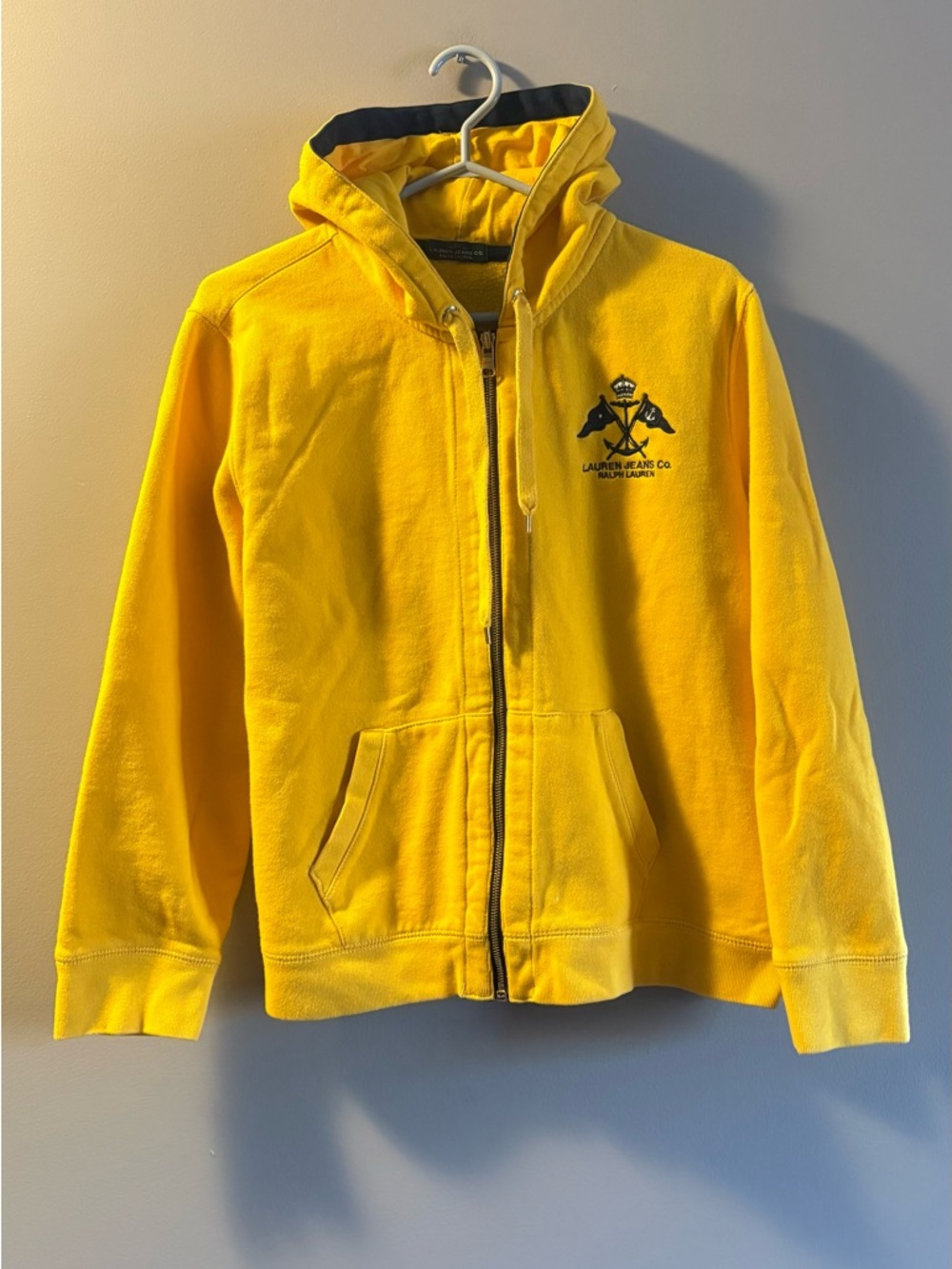 Ralph Lauren Yellow women’s Zip-Up Hoodie